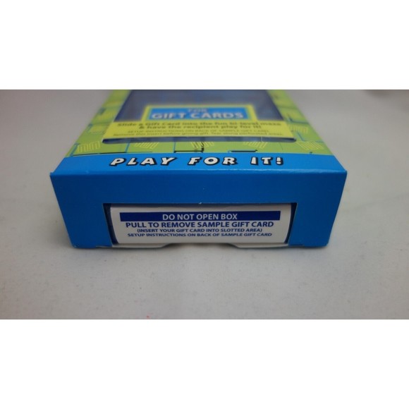 Bilz Mini Gift Card Bi-Level Maze Gift Card Holder Game Puzzle - Blue - Picture 6 of 7